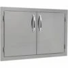 Sole Gourmet 30" X 20" Stainless Steel Flat Frame Double Door