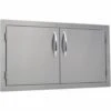 Sole Gourmet 36" X 20" Stainless Steel Flat Frame Double Door