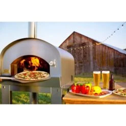 Sole Gourmet Italia Luigi 24" X 32" Wood-Fired Countertop Or Built-In Pizza Oven With Rubber Feet -Grill Collection Sole Gourmet Italia Luigi 24 x 32 Wood Fired Countertop or Built In Pizza Oven With Rubber Feet 5
