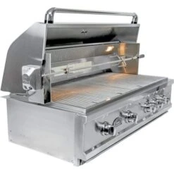 Sole Gourmet Luxury Series 42” 4-Burner Built-In Natural Gas Grill With Infrared Rear Burner -Grill Collection Sole Gourmet Luxury Series 42 4 Burner Built In Natural Gas Grill With Infrared Rear Burner 5