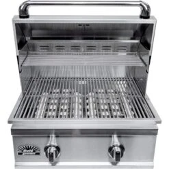 Sole Gourmet TR Series 26" 2-Burner Built-In Natural Gas Grill -Grill Collection Sole Gourmet TR Series 26 2 Burner Built In Natural Gas Grill 4