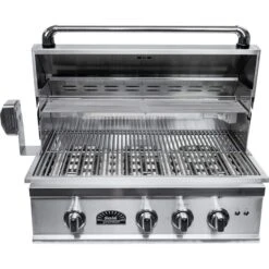 Sole Gourmet TR Series 32" 3-Burner Built-In Natural Gas Grill With Infrared Rear Burner 13 Sole Gourmet TR Series 32" 3-Burner Built-In Natural Gas Grill With Infrared Rear Burner -Grill Collection Sole Gourmet TR Series 32 3 Burner Built In Natural Gas Grill With Infrared Rear Burner 5