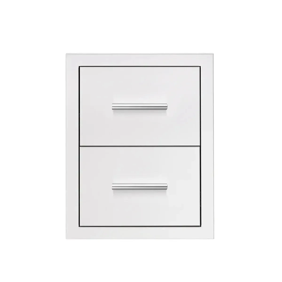 Summerset 17" Double Drawer With Masonry Frame Return 1 Summerset 17" Double Drawer With Masonry Frame Return