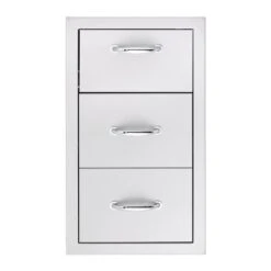 Summerset 17" Stainless Steel Vertical 2-Drawer & Paper Towel Holder Combo -Grill Collection Summerset 17 Stainless Steel Vertical 2 Drawer Paper Towel Holder Combo 4