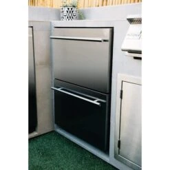 Summerset 24" 5.3 Cu. Ft. Outdoor Rated 2-Drawer Deluxe Refrigerator -Grill Collection Summerset 24 5 3 Cu Ft Outdoor Rated 2 Drawer Deluxe Refrigerator 7