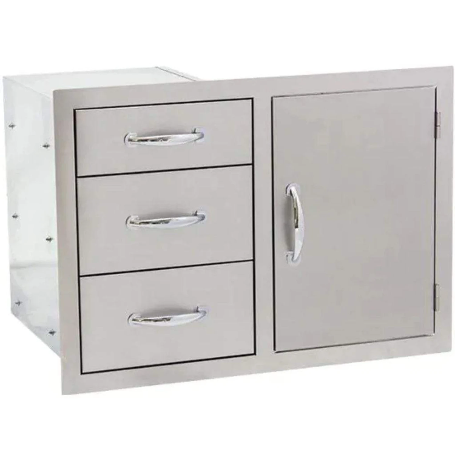Summerset 33" Stainless Steel Double/Triple Drawer & Access Door Combo 5 Summerset 33" Stainless Steel Double/Triple Drawer & Access Door Combo - Image 5
