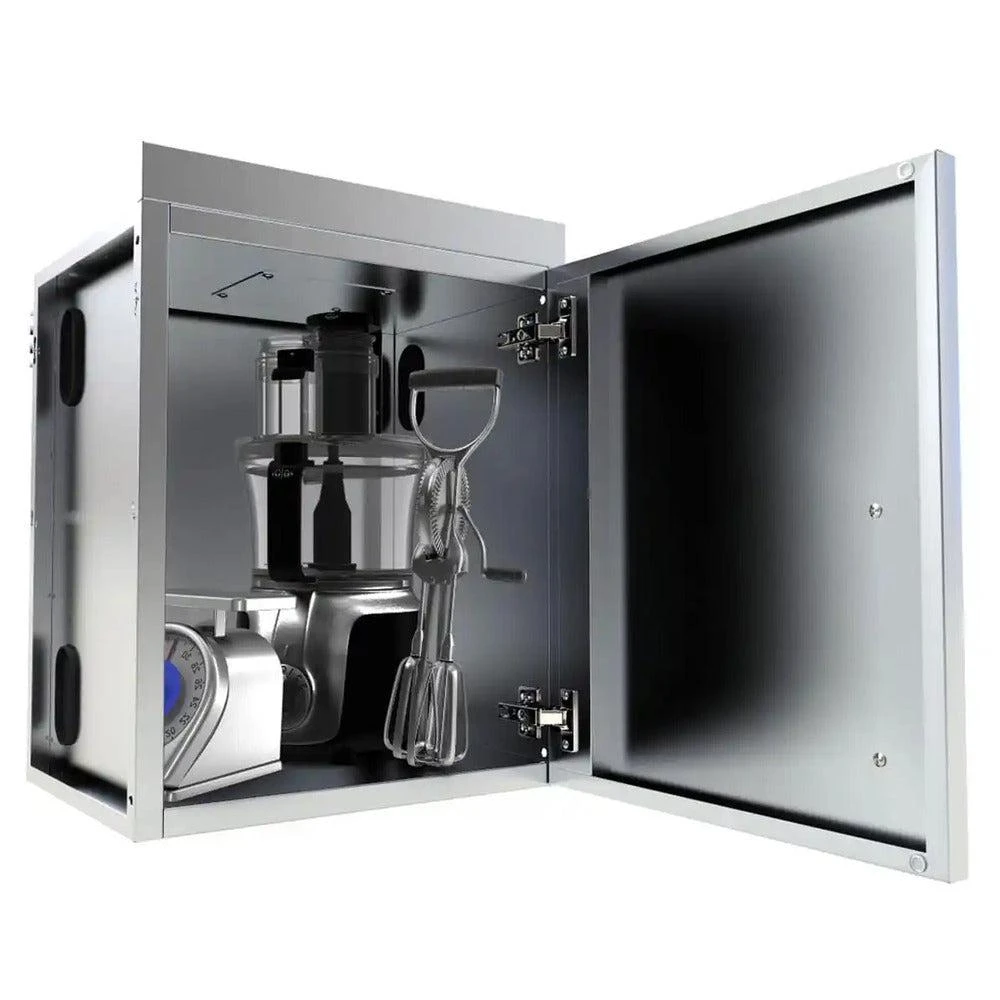 Sunstone 18" Stainless Steel Upper Wall Right Swing Door Cabinet 4 Sunstone 18" Stainless Steel Upper Wall Right Swing Door Cabinet - Image 4