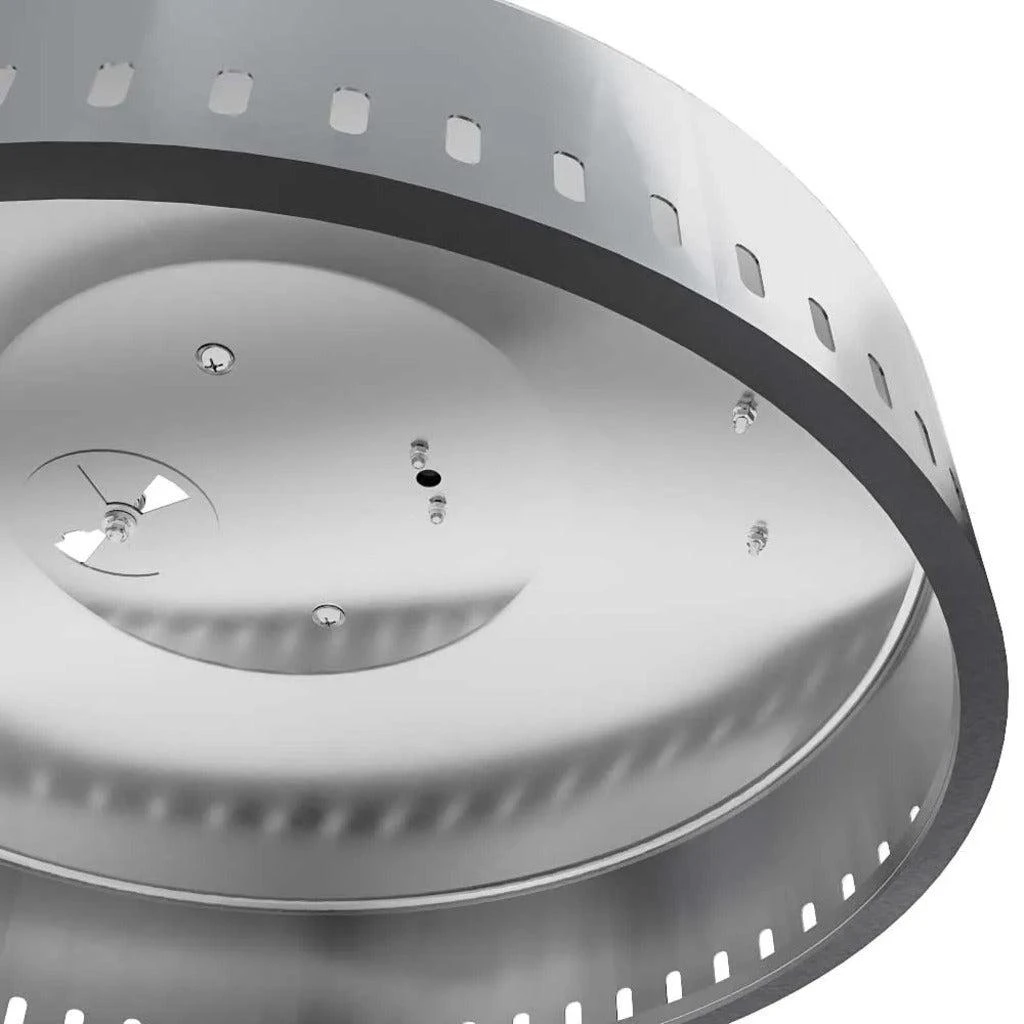 Sunstone 24" Diameter Stainless Steel Large Hood With Exhaust/Temperature Gauge And Sturdy Handle 2 Sunstone 24" Diameter Stainless Steel Large Hood With Exhaust/Temperature Gauge And Sturdy Handle - Image 2