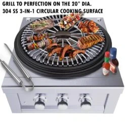 Sunstone 24" Stainless Steel Power Cirque Propane Burner - Complete Package -Grill Collection Sunstone 24 Stainless Steel Power Cirque Propane Burner Complete Package 4