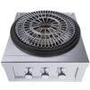Sunstone 24" Stainless Steel Power Cirque Propane Burner With Flat-Top Griller