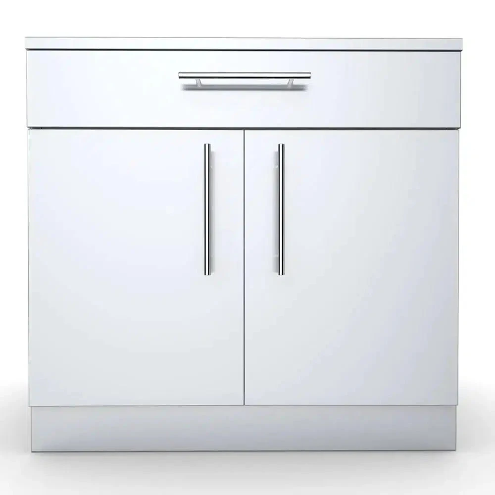 Sunstone 36" Stainless Steel Double Door Base Cabinet W/Shelf & Reversible Top Drawer 4 Sunstone 36" Stainless Steel Double Door Base Cabinet W/Shelf & Reversible Top Drawer - Image 4