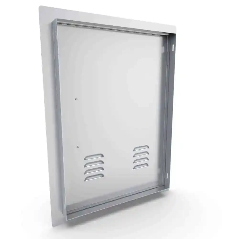 Sunstone Classic Series 17" X 24" Stainless Steel Left Swing Vertical Vented Door 4 Sunstone Classic Series 17" X 24" Stainless Steel Left Swing Vertical Vented Door - Image 4