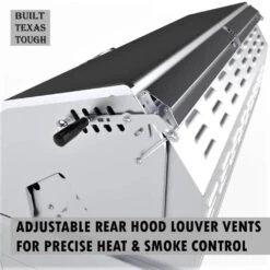 Sunstone Emerald Series 42" Stainless Steel Gas-Hybrid Dual Zone 2 Burner Charcoal/Wood Burning Propane Grill 12 Sunstone Emerald Series 42" Stainless Steel Gas-Hybrid Dual Zone 2 Burner Charcoal/Wood Burning Propane Grill -Grill Collection Sunstone Emerald Series 42 Stainless Steel Gas Hybrid Dual Zone 2 Burner CharcoalWood Burning Propane Grill 5