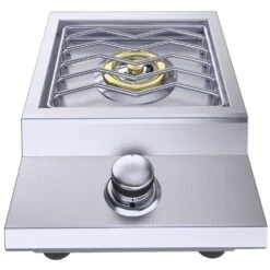 Sunstone Ruby Series 13" Stainless Steel Counter-Top/Drop-In Single Natural Gas Burner -Grill Collection Sunstone Ruby Series 13 Stainless Steel Counter TopDrop In Single Natural Gas Burner 6