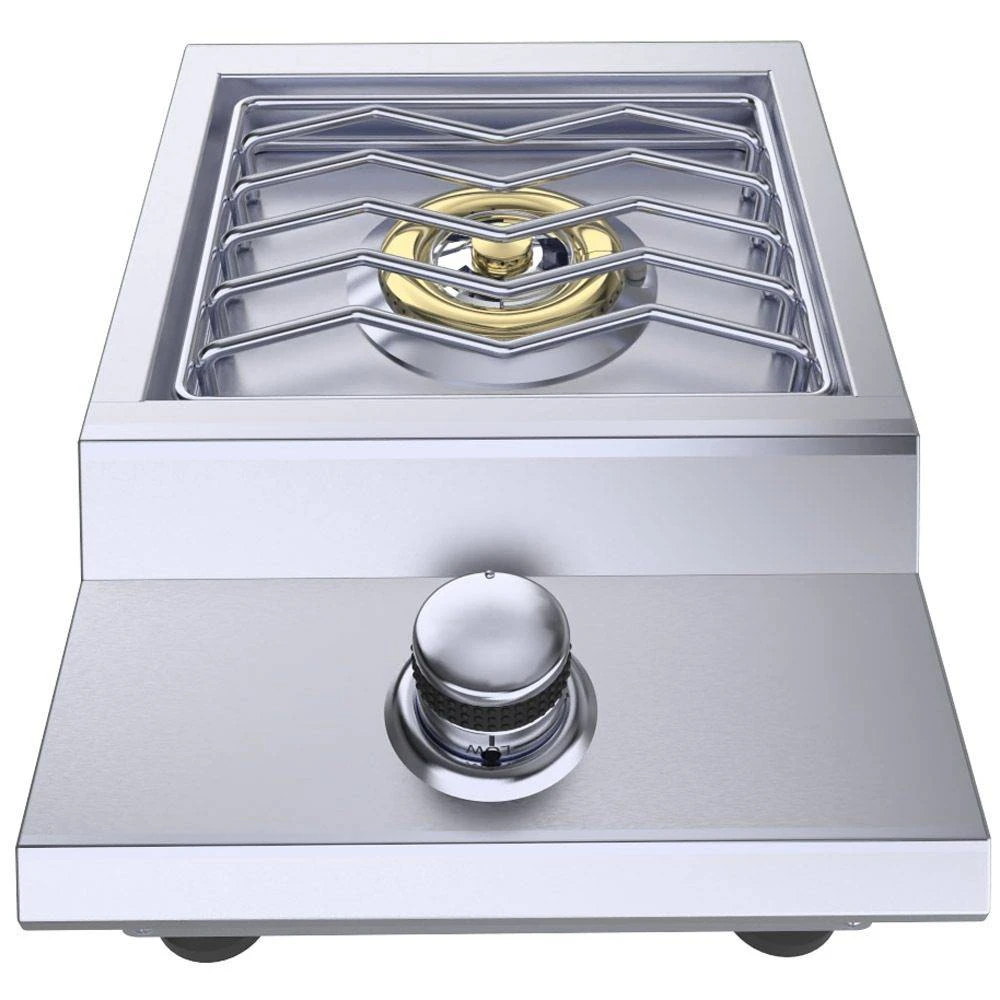 Sunstone Ruby Series 13" Stainless Steel Counter-Top/Drop-In Single Propane Burenr 6 Sunstone Ruby Series 13" Stainless Steel Counter-Top/Drop-In Single Propane Burenr - Image 6