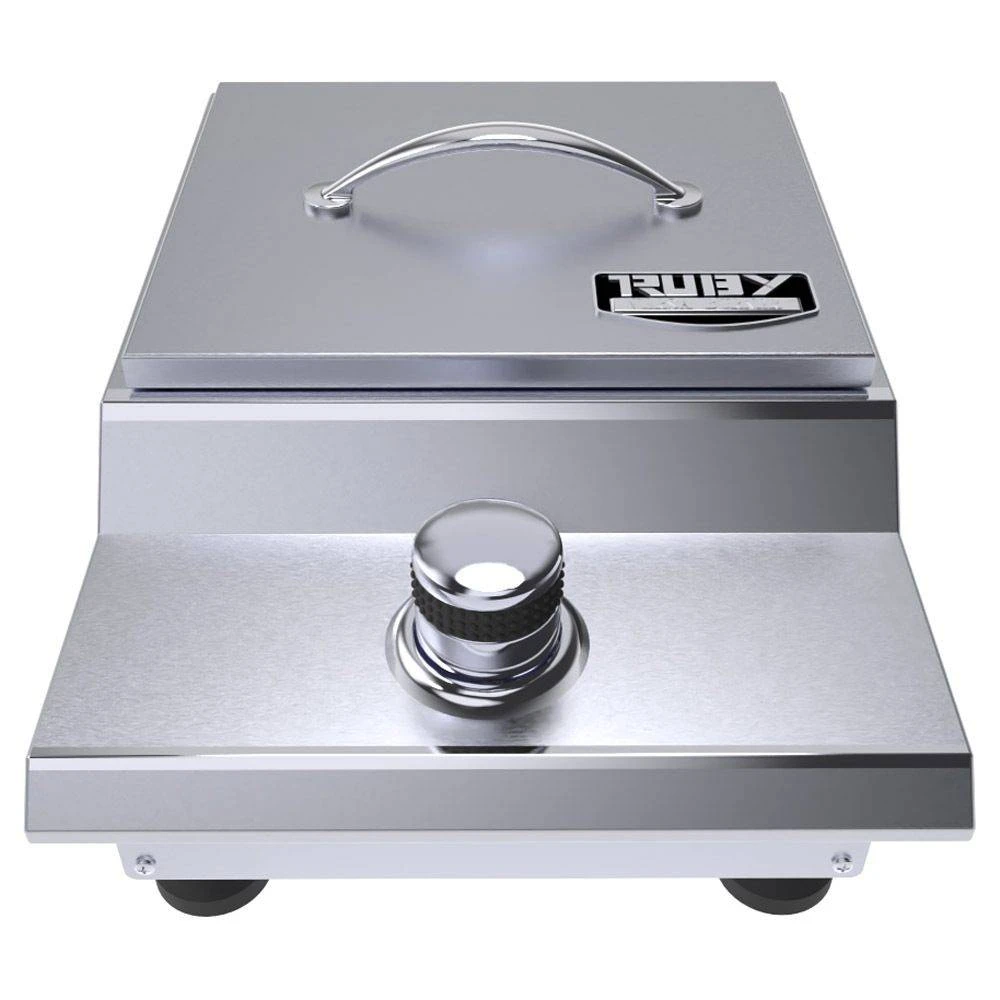Sunstone Ruby Series 13" Stainless Steel Counter-Top/Drop-In Single Propane Burenr 1 Sunstone Ruby Series 13" Stainless Steel Counter-Top/Drop-In Single Propane Burenr