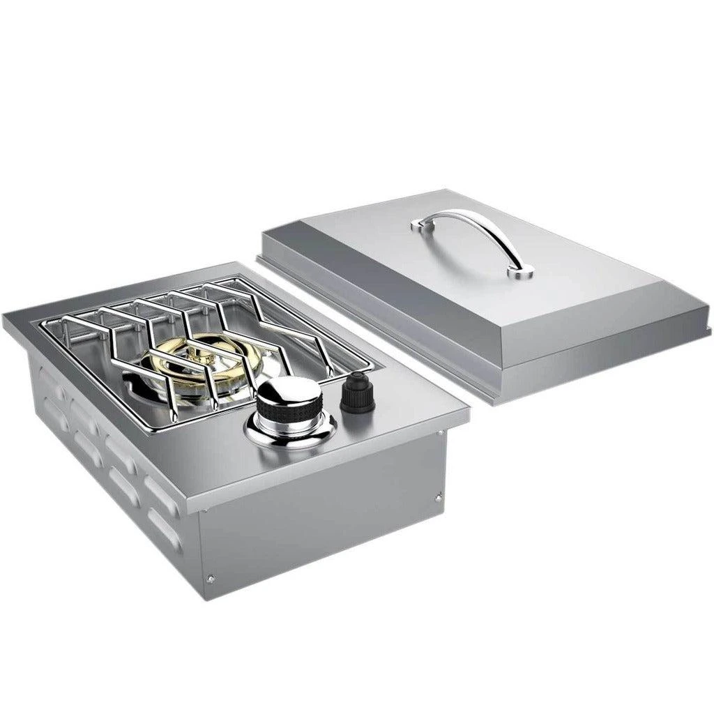 Sunstone Ruby Series 13" Stainless Steel Single Side Drop-In Propane Burner 1 Sunstone Ruby Series 13" Stainless Steel Single Side Drop-In Propane Burner