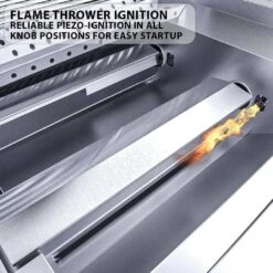 Sunstone Ruby Series 30" 3-Burner Pro-Sear Stainless Steel Drop-In Propane Gas Grill With LED Lights -Grill Collection Sunstone Ruby Series 30 3 Burner Pro Sear Stainless Steel Drop In Propane Gas Grill with LED Lights 6