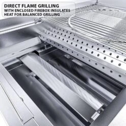 Sunstone Ruby Series 30" 3-Burner Pro-Sear Stainless Steel Drop-In Propane Gas Grill With LED Lights -Grill Collection Sunstone Ruby Series 30 3 Burner Pro Sear Stainless Steel Drop In Propane Gas Grill with LED Lights 7