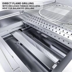 Sunstone Ruby Series 36" 4-Burner Pro-Sear Stainless Steel Drop-In Propane Gas Grill With LED Lights -Grill Collection Sunstone Ruby Series 36 4 Burner Pro Sear Stainless Steel Drop In Propane Gas Grill with LED Lights 4