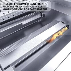 Sunstone Ruby Series 36" 4-Burner Pro-Sear Stainless Steel Drop-In Propane Gas Grill With LED Lights -Grill Collection Sunstone Ruby Series 36 4 Burner Pro Sear Stainless Steel Drop In Propane Gas Grill with LED Lights 5