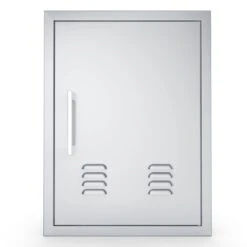 Sunstone Signature Series 17" X 24" Stainless Steel Beveled Frame Right Swing Vertical Vented Door