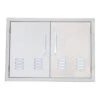 Sunstone Signature Series 36" Stainless Steel Beveled Frame Vented Double Door