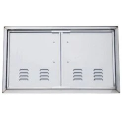 Sunstone Signature Series 36" Stainless Steel Beveled Frame Vented Double Door 6 Sunstone Signature Series 36" Stainless Steel Beveled Frame Vented Double Door -Grill Collection Sunstone Signature Series 36 Stainless Steel Beveled Frame Vented Double Door 3