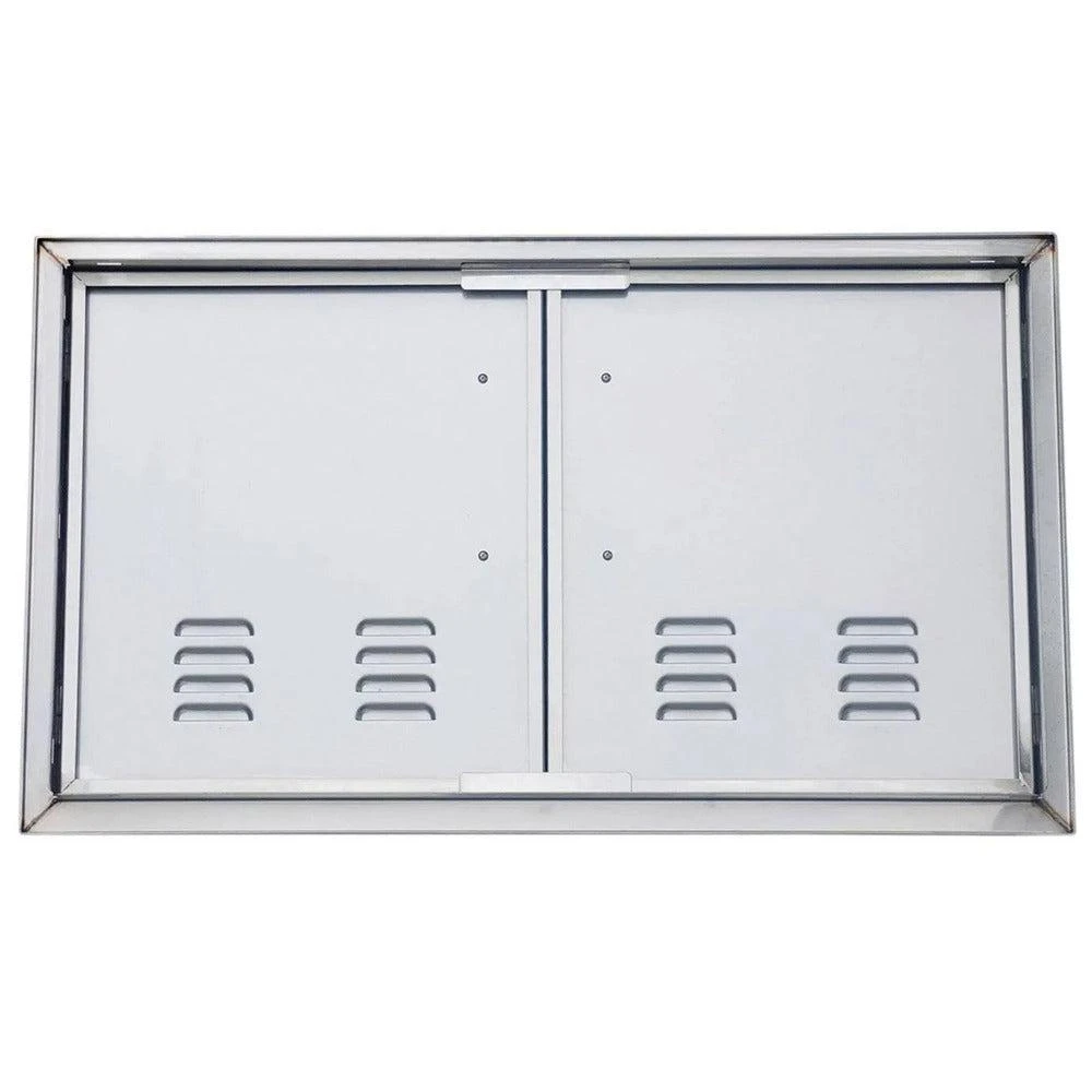 Sunstone Signature Series 36" Stainless Steel Beveled Frame Vented Double Door 3 Sunstone Signature Series 36" Stainless Steel Beveled Frame Vented Double Door - Image 3