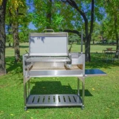 Tagwood BBQ 67" BBQ01SS All Stainless Steel Argentine Santa Maria Wood Fire & Charcoal Grill W/ Top Lid 32 Tagwood BBQ 67" BBQ01SS All Stainless Steel Argentine Santa Maria Wood Fire & Charcoal Grill W/ Top Lid -Grill Collection Tagwood BBQ 67 BBQ01SS All Stainless Steel Argentine Santa Maria Wood Fire Charcoal Grill w Top Lid 13