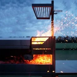 Tagwood BBQ 67" BBQ01SS All Stainless Steel Argentine Santa Maria Wood Fire & Charcoal Grill W/ Top Lid 35 Tagwood BBQ 67" BBQ01SS All Stainless Steel Argentine Santa Maria Wood Fire & Charcoal Grill W/ Top Lid -Grill Collection Tagwood BBQ 67 BBQ01SS All Stainless Steel Argentine Santa Maria Wood Fire Charcoal Grill w Top Lid 16