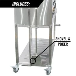 Tagwood BBQ 67" BBQ01SS All Stainless Steel Argentine Santa Maria Wood Fire & Charcoal Grill W/ Top Lid 28 Tagwood BBQ 67" BBQ01SS All Stainless Steel Argentine Santa Maria Wood Fire & Charcoal Grill W/ Top Lid -Grill Collection Tagwood BBQ 67 BBQ01SS All Stainless Steel Argentine Santa Maria Wood Fire Charcoal Grill w Top Lid 9