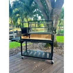 Tagwood BBQ 68" BBQ03SI Argentine Santa Maria Wood Fire & Charcoal Grill -Grill Collection Tagwood BBQ 68 BBQ03SI Argentine Santa Maria Wood Fire Charcoal Grill 16