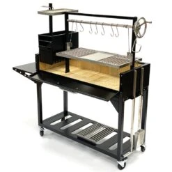 Tagwood BBQ 68" BBQ03SI Argentine Santa Maria Wood Fire & Charcoal Grill -Grill Collection Tagwood BBQ 68 BBQ03SI Argentine Santa Maria Wood Fire Charcoal Grill 4