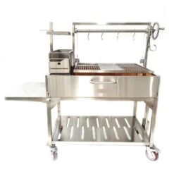 Tagwood BBQ 70" BBQ23SS All Stainless Steel XL Argentine Wood Fire & Charcoal Grill