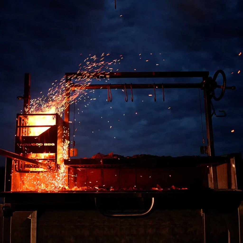 Tagwood BBQ Argentine Santa Maria BBQ03SS 68" Stainless Steel Wood Fire And Charcoal Gaucho Grill 10 Tagwood BBQ Argentine Santa Maria BBQ03SS 68" Stainless Steel Wood Fire And Charcoal Gaucho Grill - Image 10