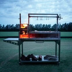 Tagwood BBQ Argentine Santa Maria BBQ03SS 68" Stainless Steel Wood Fire And Charcoal Gaucho Grill 23 Tagwood BBQ Argentine Santa Maria BBQ03SS 68" Stainless Steel Wood Fire And Charcoal Gaucho Grill -Grill Collection Tagwood BBQ Argentine Santa Maria BBQ03SS 68 Stainless Steel Wood Fire and Charcoal Gaucho Grill 11