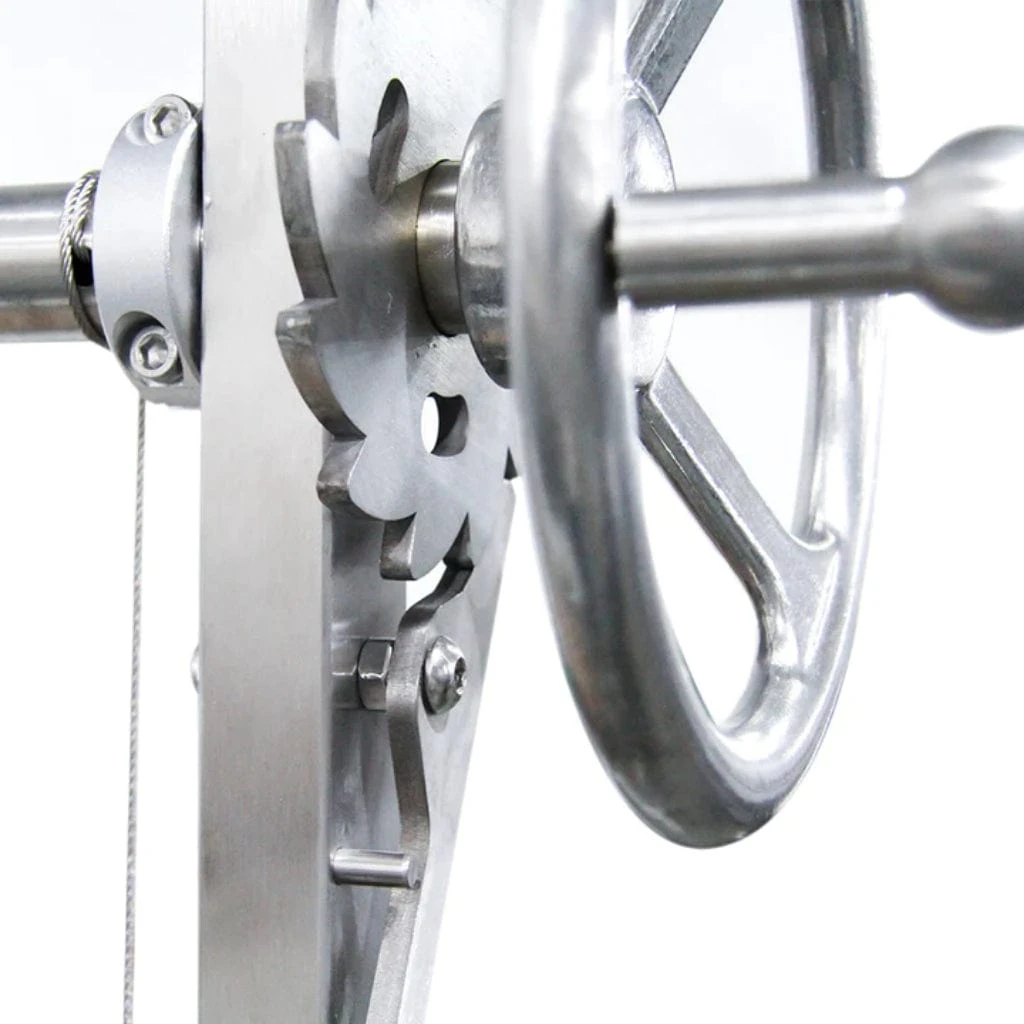 Tagwood BBQ Argentine Santa Maria BBQ03SS 68" Stainless Steel Wood Fire And Charcoal Gaucho Grill 5 Tagwood BBQ Argentine Santa Maria BBQ03SS 68" Stainless Steel Wood Fire And Charcoal Gaucho Grill - Image 5