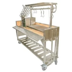 Tagwood BBQ BBQ06SS 92" Argentine Santa Maria Wood Fire And Charcoal Grill -Grill Collection Tagwood BBQ BBQ06SS 92 Argentine Santa Maria Wood Fire and Charcoal Grill 4