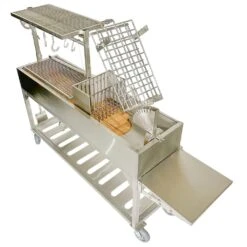 Tagwood BBQ BBQ06SS 92" Argentine Santa Maria Wood Fire And Charcoal Grill -Grill Collection Tagwood BBQ BBQ06SS 92 Argentine Santa Maria Wood Fire and Charcoal Grill 6