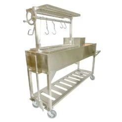 Tagwood BBQ BBQ06SS 92" Argentine Santa Maria Wood Fire And Charcoal Grill -Grill Collection Tagwood BBQ BBQ06SS 92 Argentine Santa Maria Wood Fire and Charcoal Grill 8