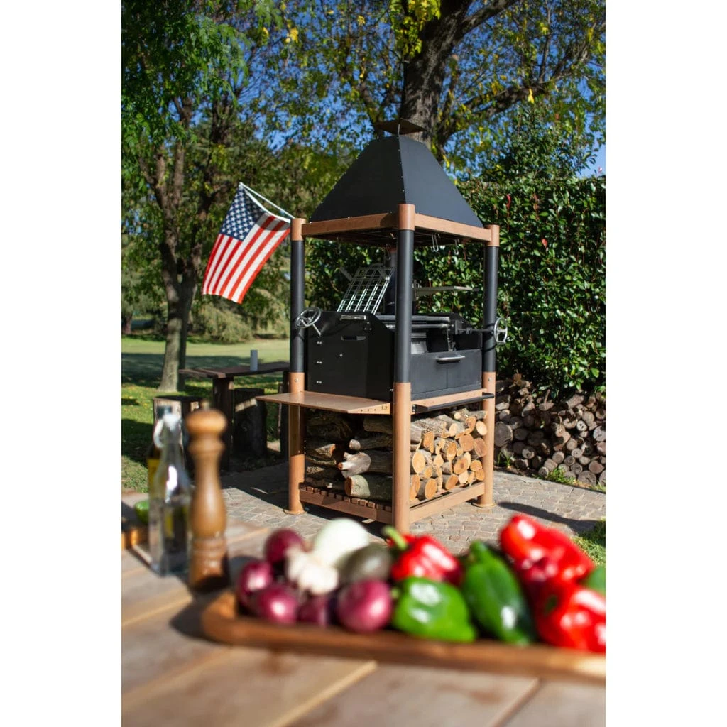 Tagwood BBQ The Beast Argentine Santa Maria Style 36" X 17" Stainless Steel Wood Fire And Charcoal Gaucho Grill 14 Tagwood BBQ The Beast Argentine Santa Maria Style 36" X 17" Stainless Steel Wood Fire And Charcoal Gaucho Grill - Image 14