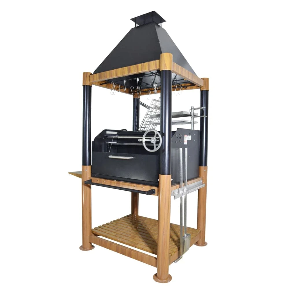 Tagwood BBQ The Beast Argentine Santa Maria Style 36" X 17" Stainless Steel Wood Fire And Charcoal Gaucho Grill 3 Tagwood BBQ The Beast Argentine Santa Maria Style 36" X 17" Stainless Steel Wood Fire And Charcoal Gaucho Grill - Image 3