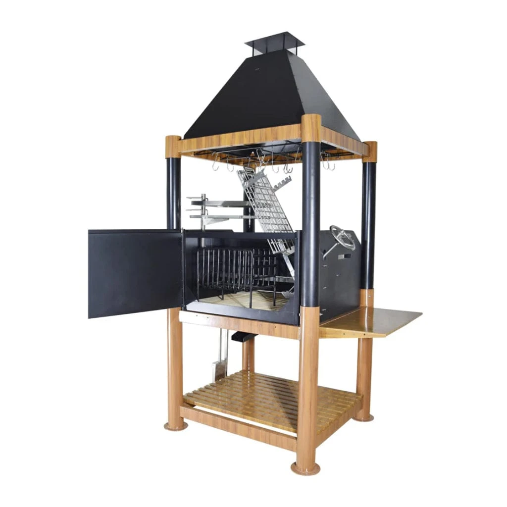 Tagwood BBQ The Beast Argentine Santa Maria Style 36" X 17" Stainless Steel Wood Fire And Charcoal Gaucho Grill 4 Tagwood BBQ The Beast Argentine Santa Maria Style 36" X 17" Stainless Steel Wood Fire And Charcoal Gaucho Grill - Image 4