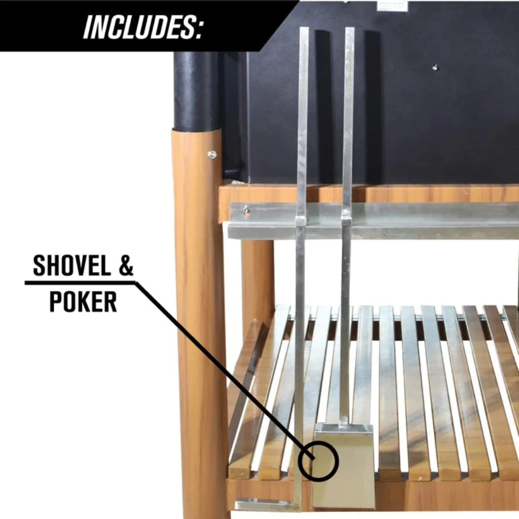 Tagwood BBQ The Beast Argentine Santa Maria Style 36" X 17" Stainless Steel Wood Fire And Charcoal Gaucho Grill 8 Tagwood BBQ The Beast Argentine Santa Maria Style 36" X 17" Stainless Steel Wood Fire And Charcoal Gaucho Grill - Image 8