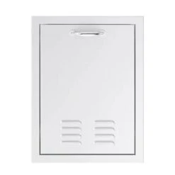 TrueFlame 20" Stainless Steel Trash/LP Tank Pullout Drawer Masonry Frame Return