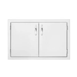 TrueFlame 33" Stainless Steel Double Access Door Masonry Frame Return