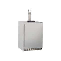 TrueFlame 6.6c Deluxe Outdoor Rated Double Tap Kegerator - Completed