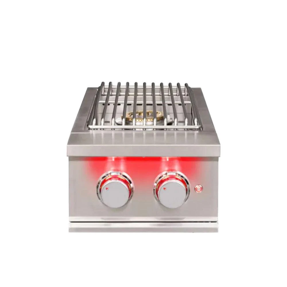 TrueFlame Stainless Steel Natural Gas Double Side Burner 1 TrueFlame Stainless Steel Natural Gas Double Side Burner