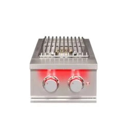 TrueFlame Stainless Steel Propane Gas Double Side Burner